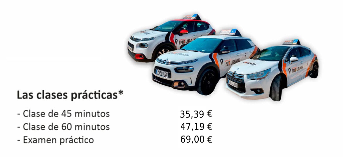 clases practicas movil autoescuela indurain