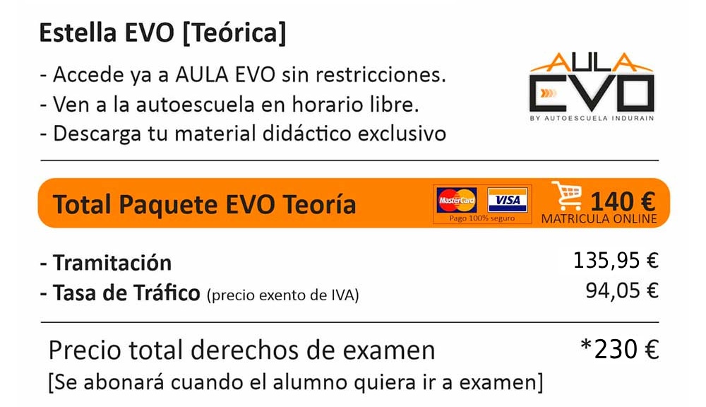 precio total autoescuelas estella