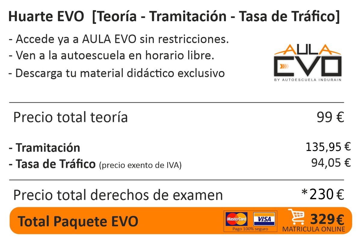 precios autoescuelas huarte