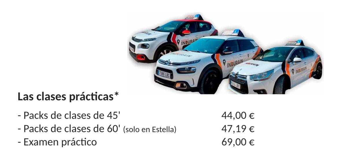 clases practicas movil autoescuela indurain